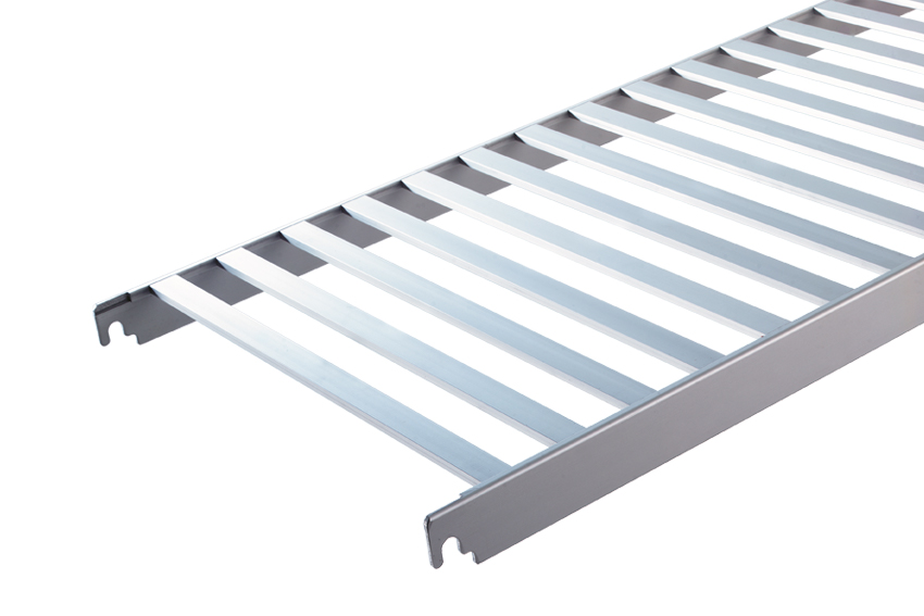 Linum LN150 <p>Structure aluminium anodis&eacute; avec clayettes <strong><u>pleines ou grilles</u></strong><strong> </strong>en aluminium</p>